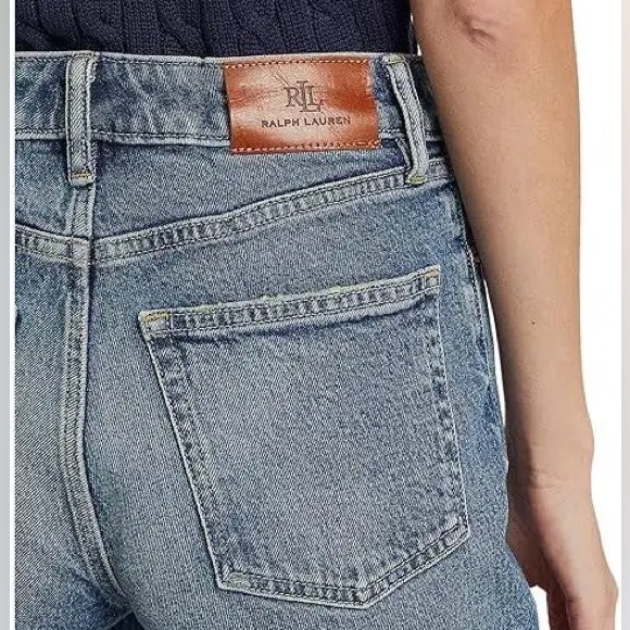Lauren Ralph Lauren Women's Cutoff Denim Shorts - Picture 2 of 11